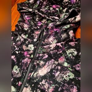 LULULEMON Womens Size 6 Scuba Hoodie Cotton Fleece HEATHERED ROSE PASTEL C1